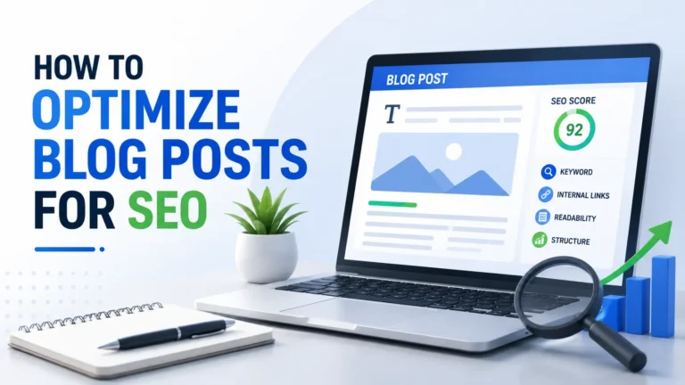 How to Optimize Blog Posts for SEO