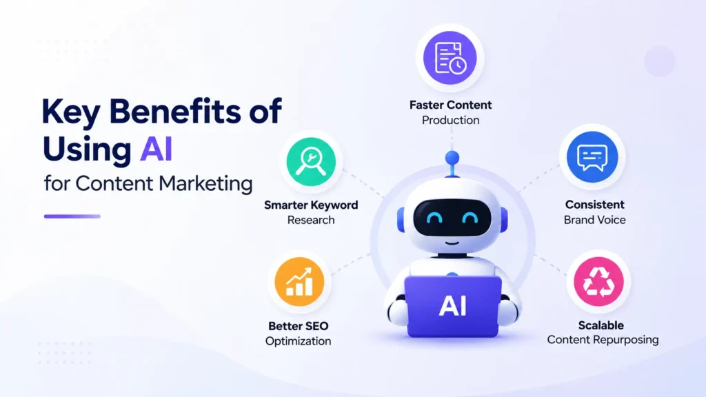 Key Benefits of Using AI for Content Marketing