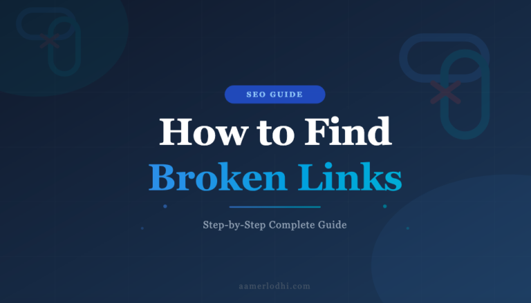 how to find broken links
