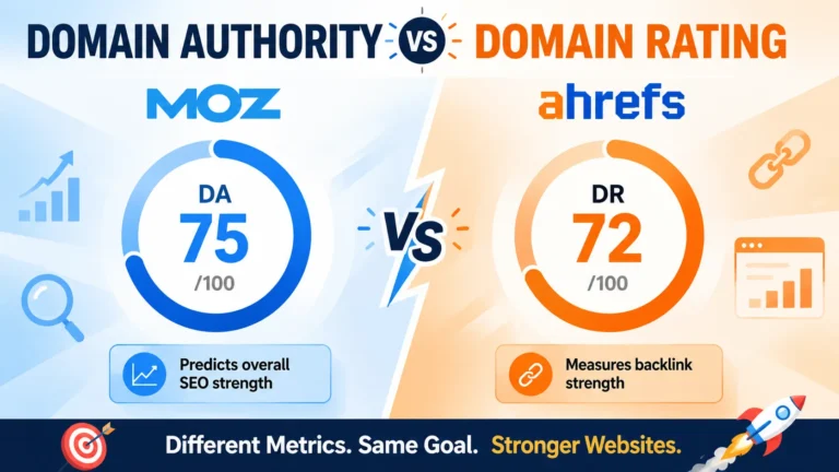 what is domain authority vs domain rating