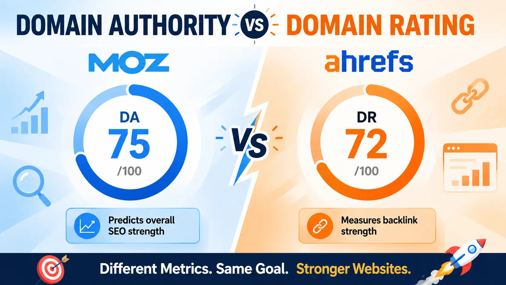 what is domain authority vs domain rating