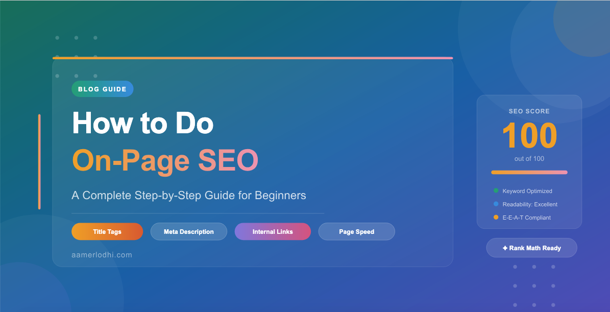 How to Do On Page SEO